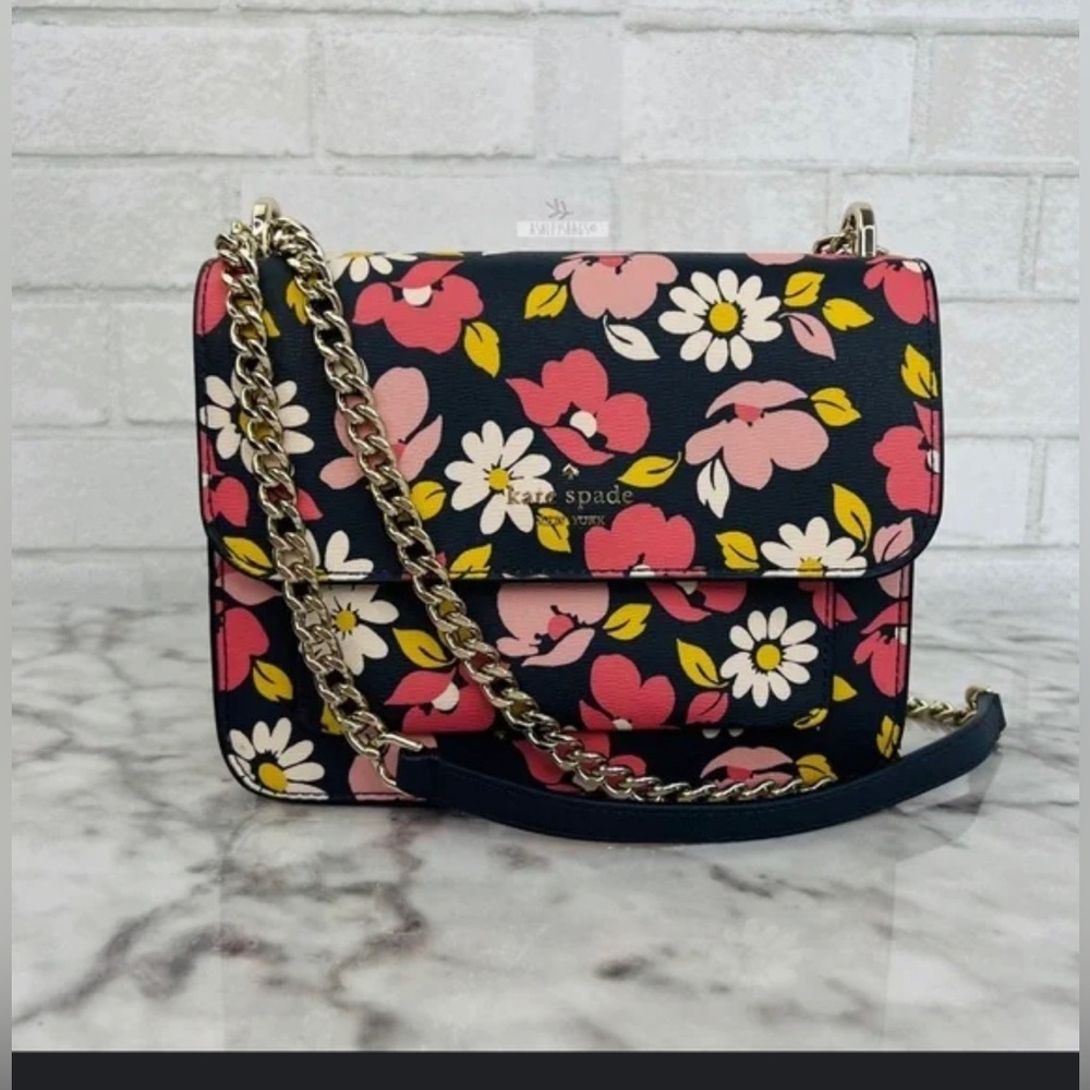 Road Trip Floral Remi Flap Chain Crossbody Shoulder Bag. Note: New Without Tag
